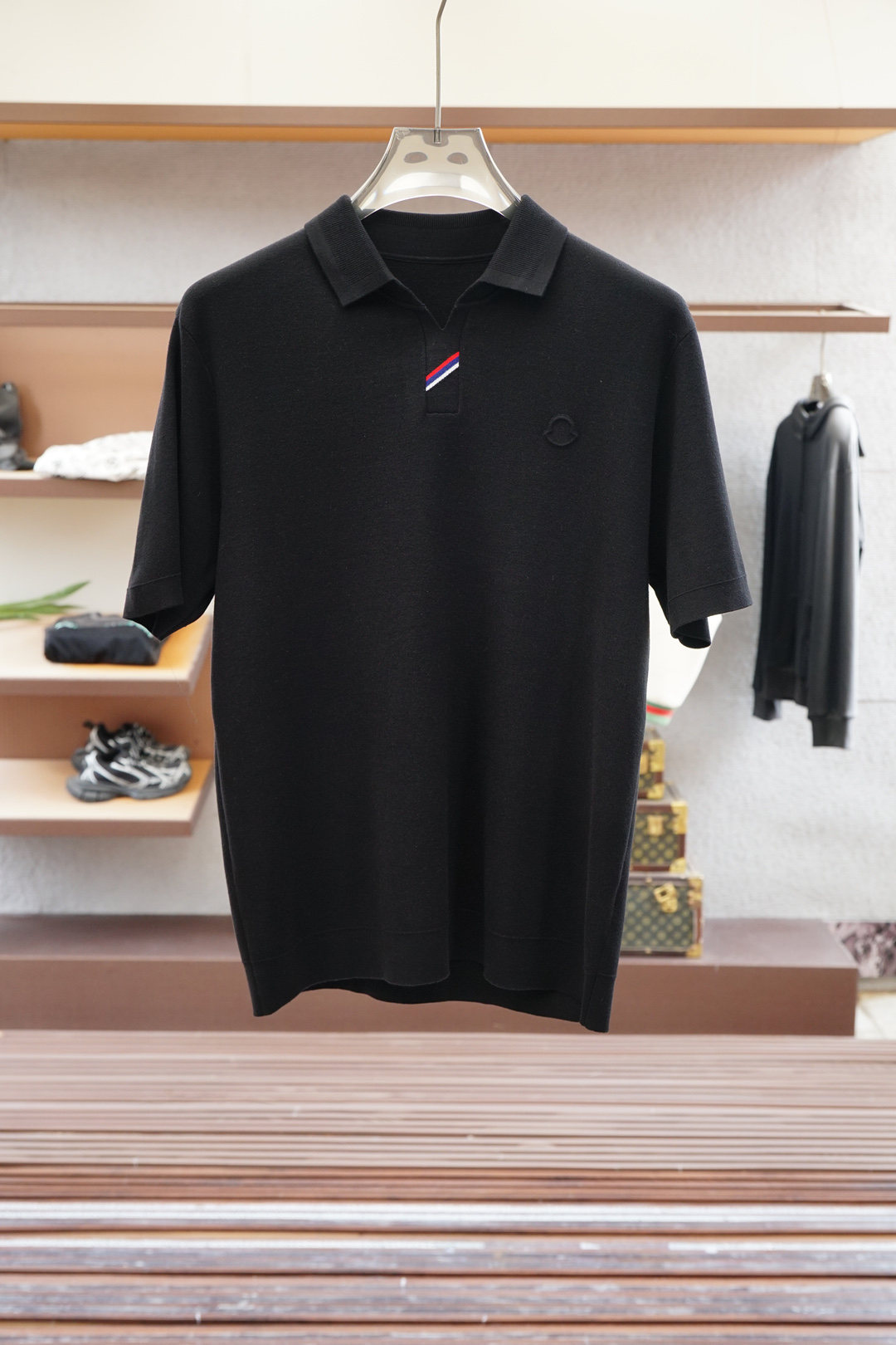 蒙口-🍐2025ss秋冬专柜同款同步上新短袖醋酸天丝羊毛针织面料 一体起脚针织 高端人士必备单品，懂货的