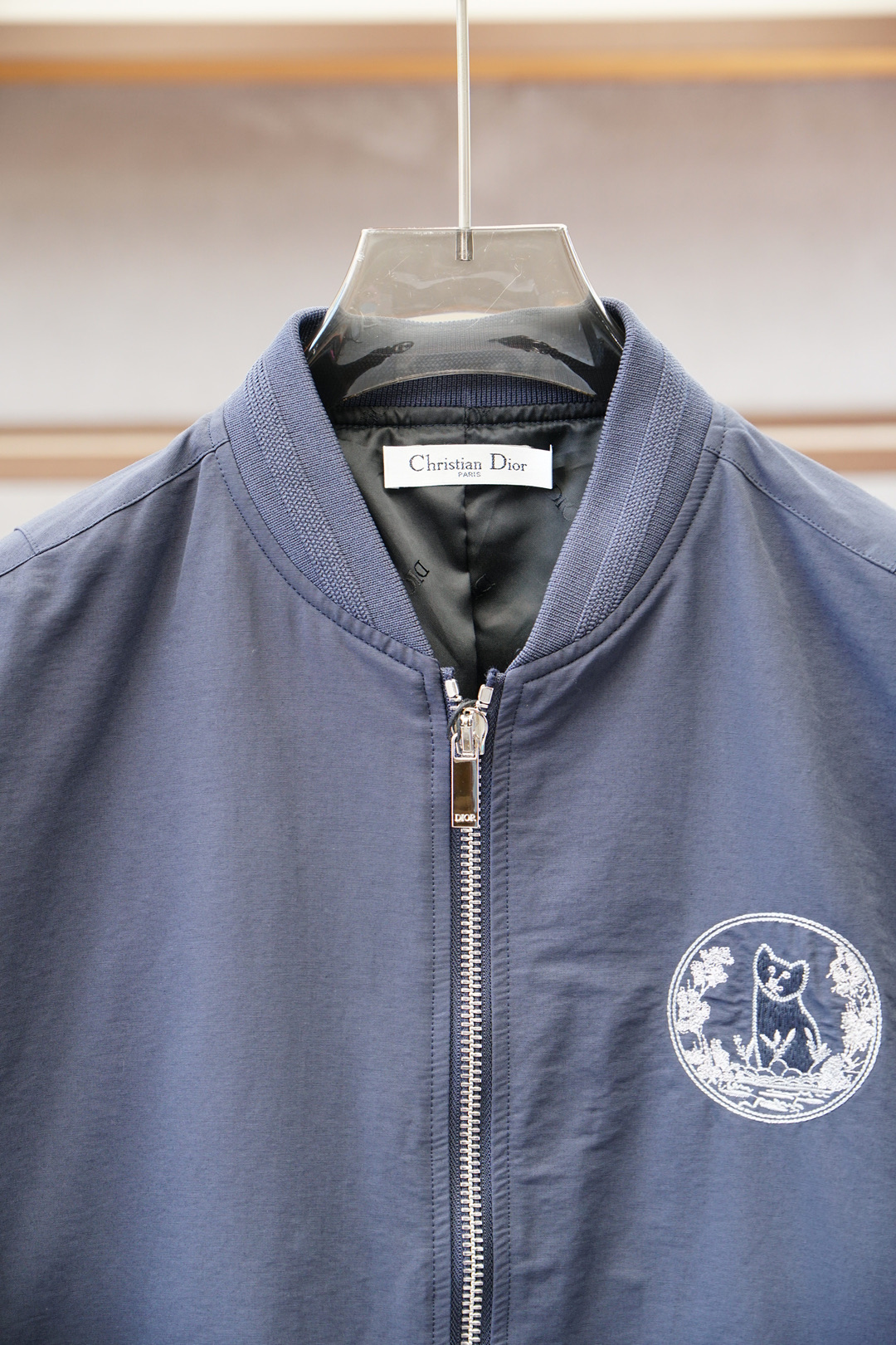 Dior 迪奥/2025开纯新款男士棒球领夹克外套，高定专柜面料 透气舒适度高，细节无可挑剔，品牌元素设