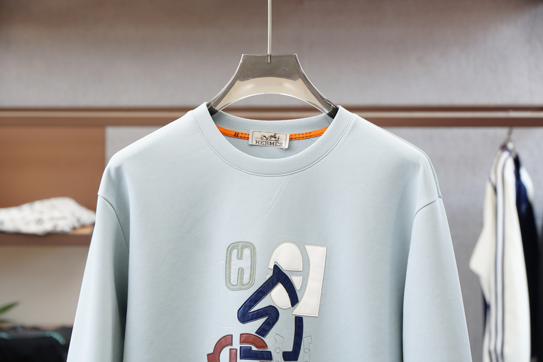 Hermes爱马仕-2025早秋 新款卫衣，高品质，顶级版本贸易公司渠道订单，海外精品独家限定发售，经典