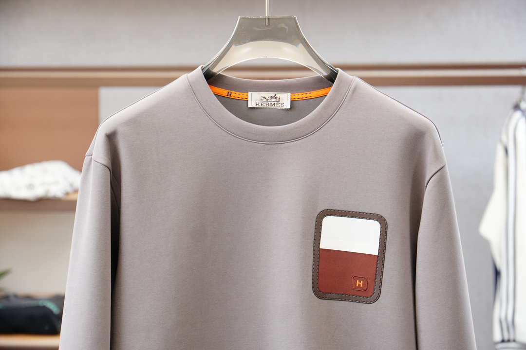 Hermes爱马仕-2025早秋 新款卫衣，高品质，顶级版本贸易公司渠道订单，海外精品独家限定发售，经典