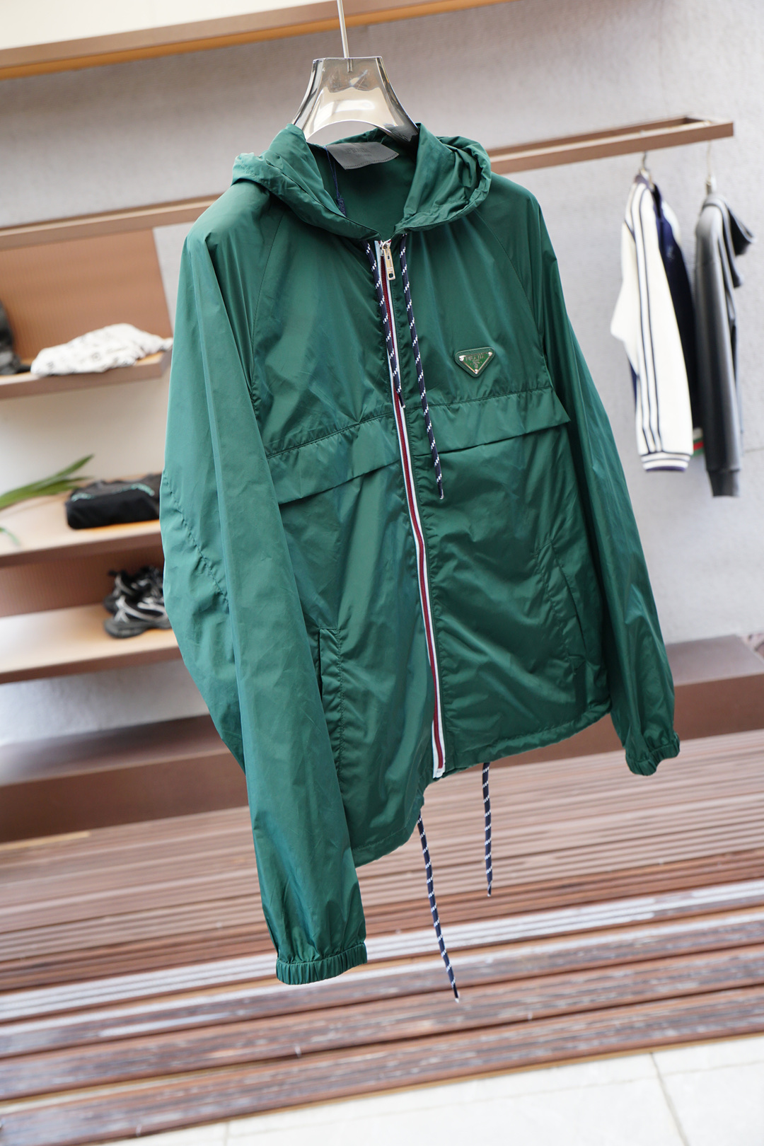 普拉达-PRADA 25FW 新款衬衫外套原版购入开发，随意对比市面任意版本！Size：46/48/50