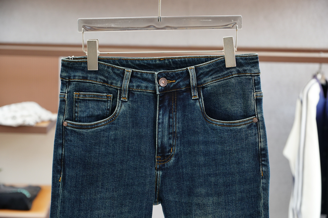 Polo/新款来袭🔥早秋新款新款休闲裤牛仔裤，高端定制系列。进口高密度纯棉加沙洗工艺舒适柔软亲肤，笔挺不