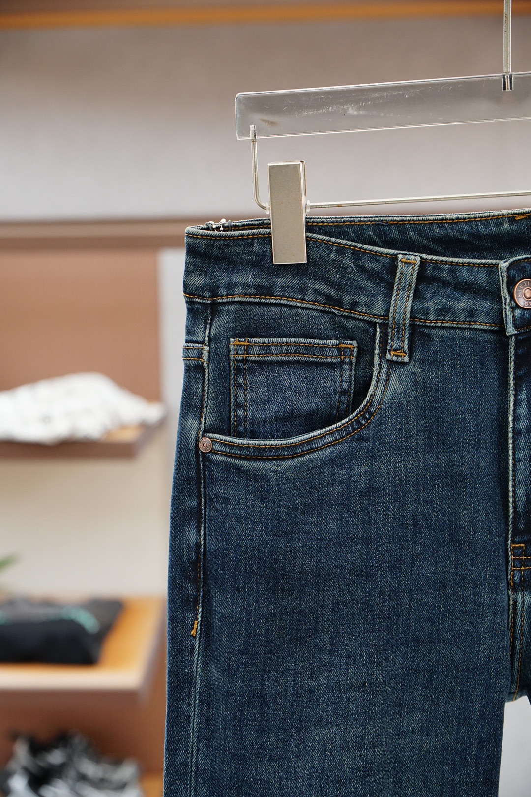 Polo/新款来袭🔥早秋新款新款休闲裤牛仔裤，高端定制系列。进口高密度纯棉加沙洗工艺舒适柔软亲肤，笔挺不