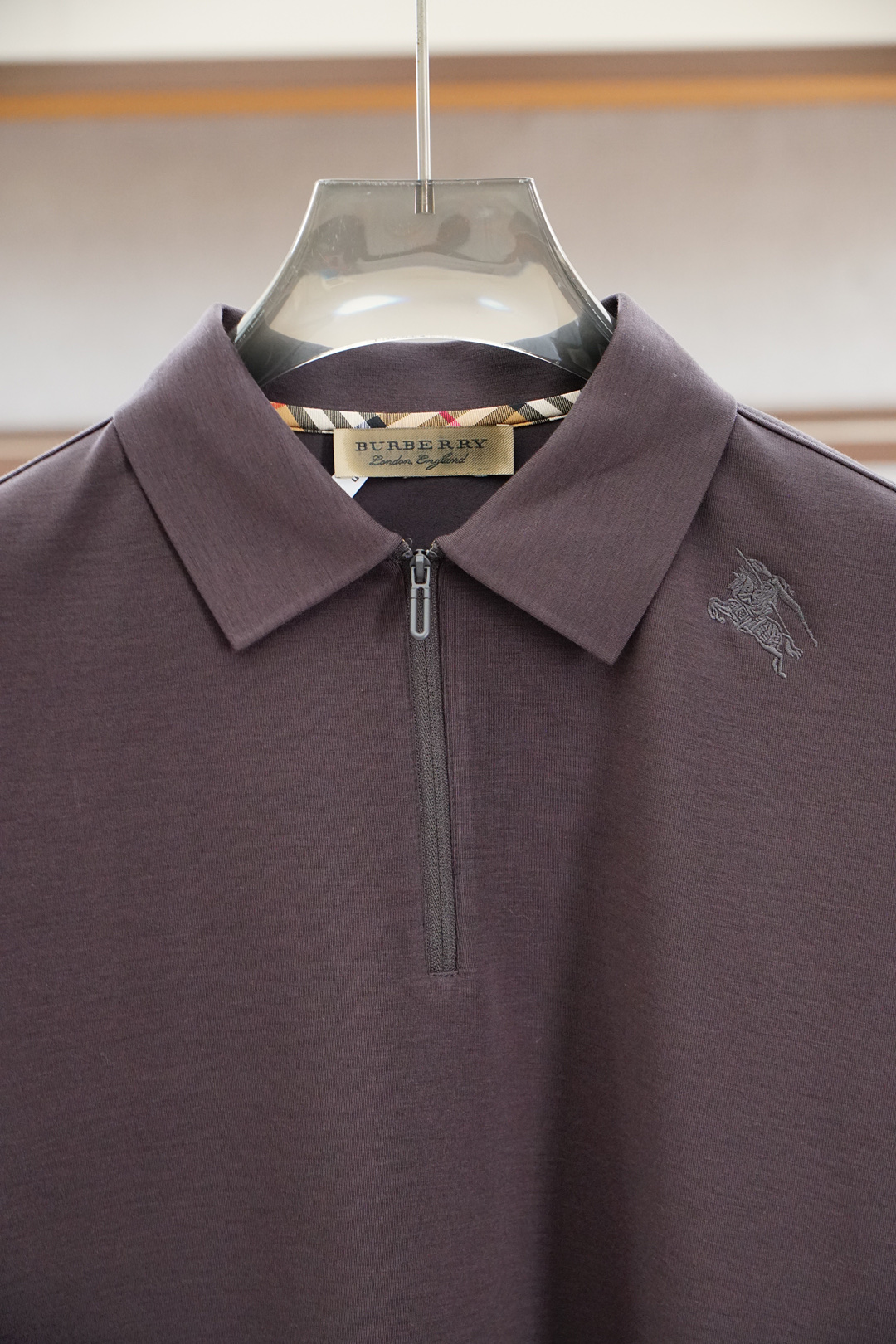 BBR 巴宝莉2025ss秋冬专柜同款同步上新短袖醋酸天丝羊毛针织面料 一体起脚针织 高端人士必备单品，