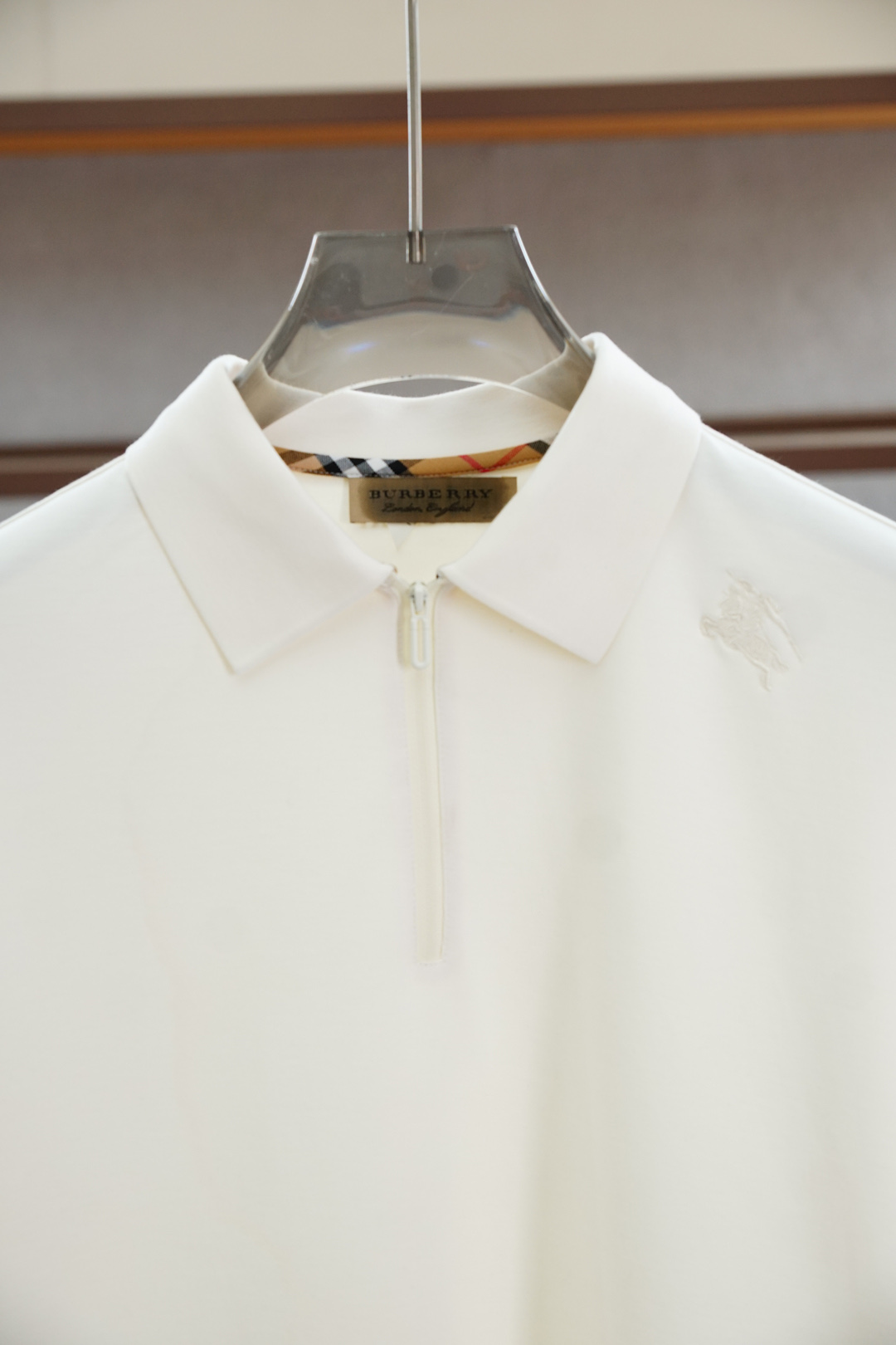 BBR 巴宝莉2025ss秋冬专柜同款同步上新短袖醋酸天丝羊毛针织面料 一体起脚针织 高端人士必备单品，