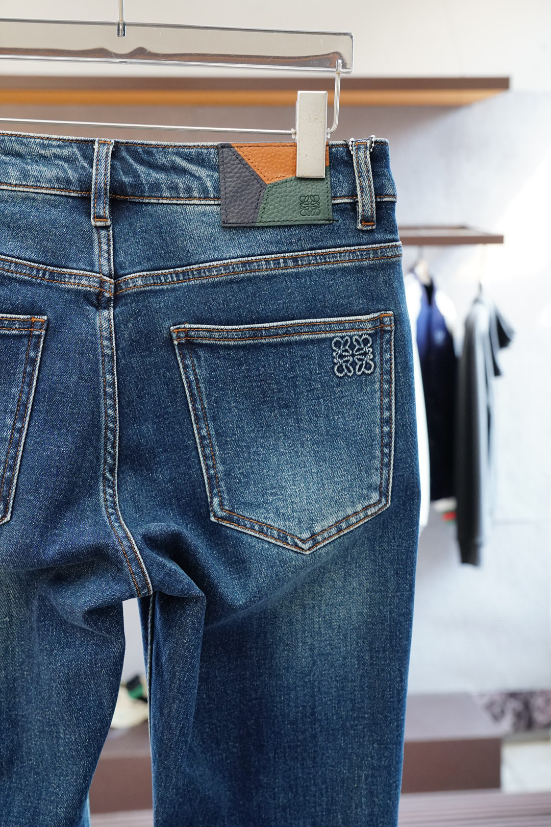 罗意威/Loewe/新款来袭🔥早秋新款新款休闲裤牛仔裤，高端定制系列。进口高密度纯棉加沙洗工艺舒适柔软亲