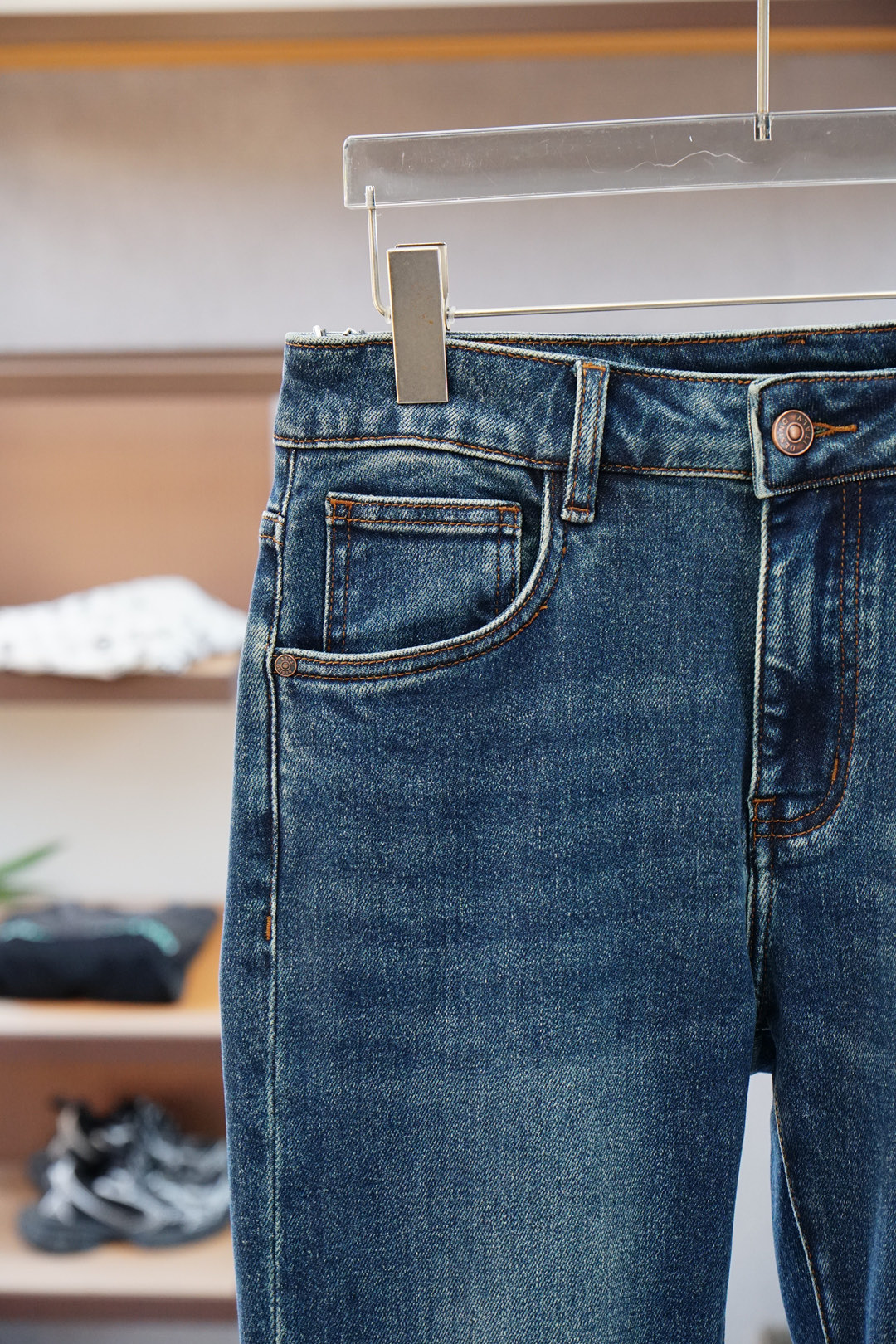 罗意威/Loewe/新款来袭🔥早秋新款新款休闲裤牛仔裤，高端定制系列。进口高密度纯棉加沙洗工艺舒适柔软亲