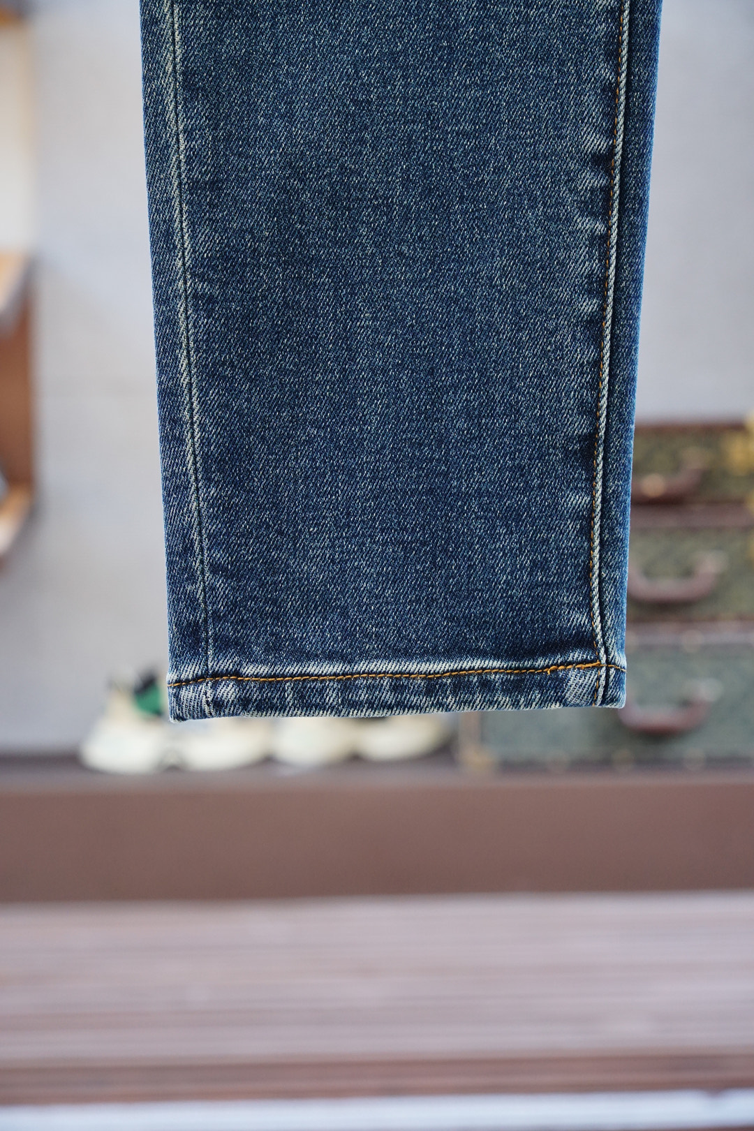 蒙口/Moncler/新款来袭🔥早秋新款新款休闲裤牛仔裤，高端定制系列。进口高密度纯棉加沙洗工艺舒适柔软