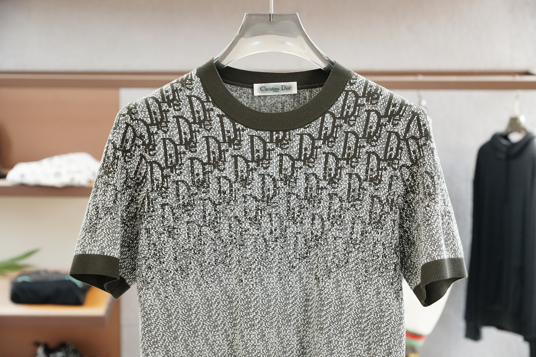 Dior迪奥-高级成衣 2025秋冬打底系列！熟男 轻熟男 最爱款式 最经典净色通勤百搭帅气的圆领短袖打