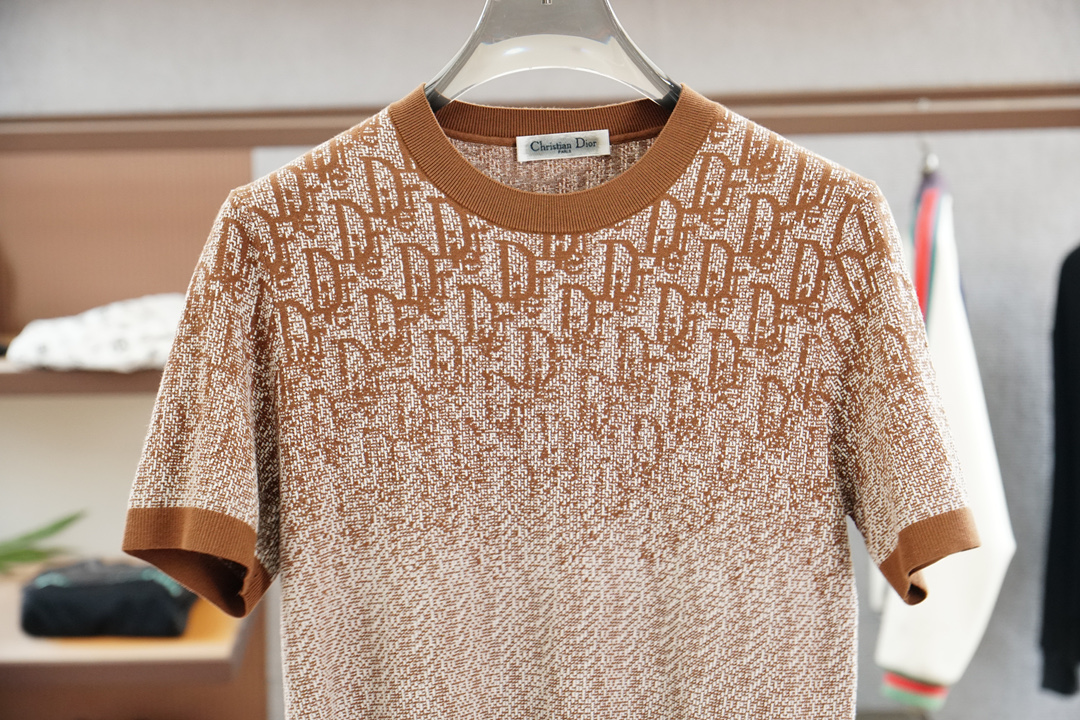 Dior迪奥-高级成衣 2025秋冬打底系列！熟男 轻熟男 最爱款式 最经典净色通勤百搭帅气的圆领短袖打