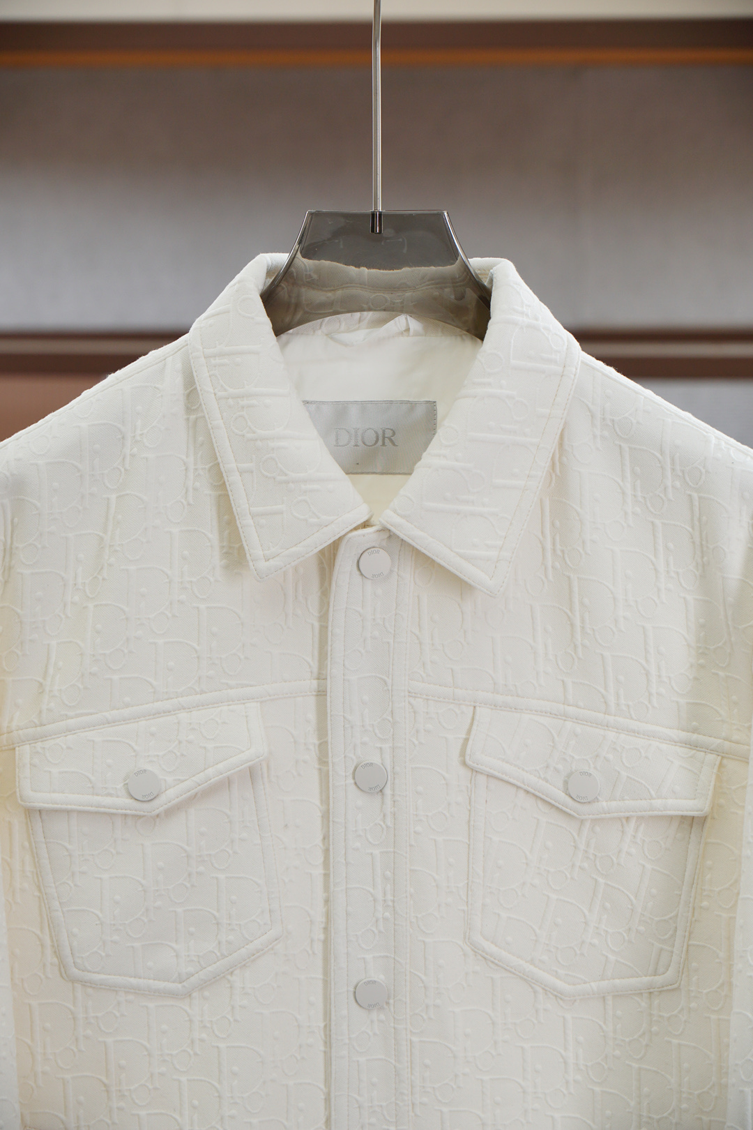 Dior迪奥/经典男士商务休闲小站领夹克外套.提花设计满满时尚感，颇具意大利典型风格的时装，贸易公司渠道