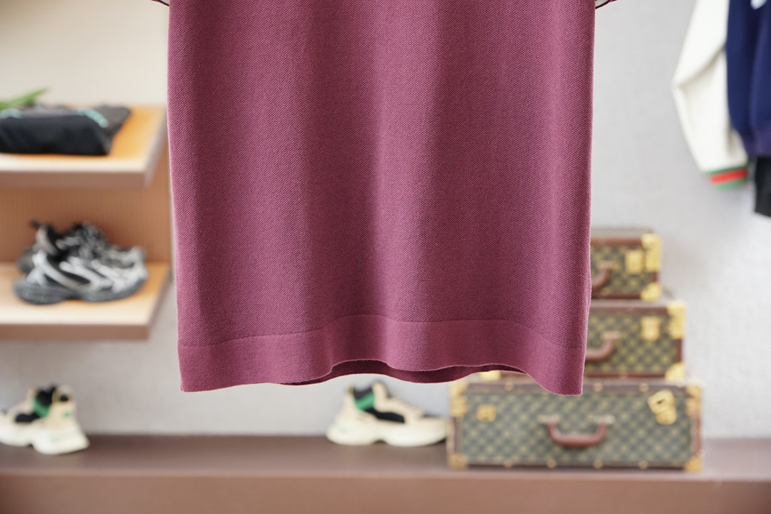 欧跑/alo-🍐2025ss秋冬专柜同款同步上新短袖醋酸天丝羊毛针织面料 一体起脚针织 高端人士必备单品