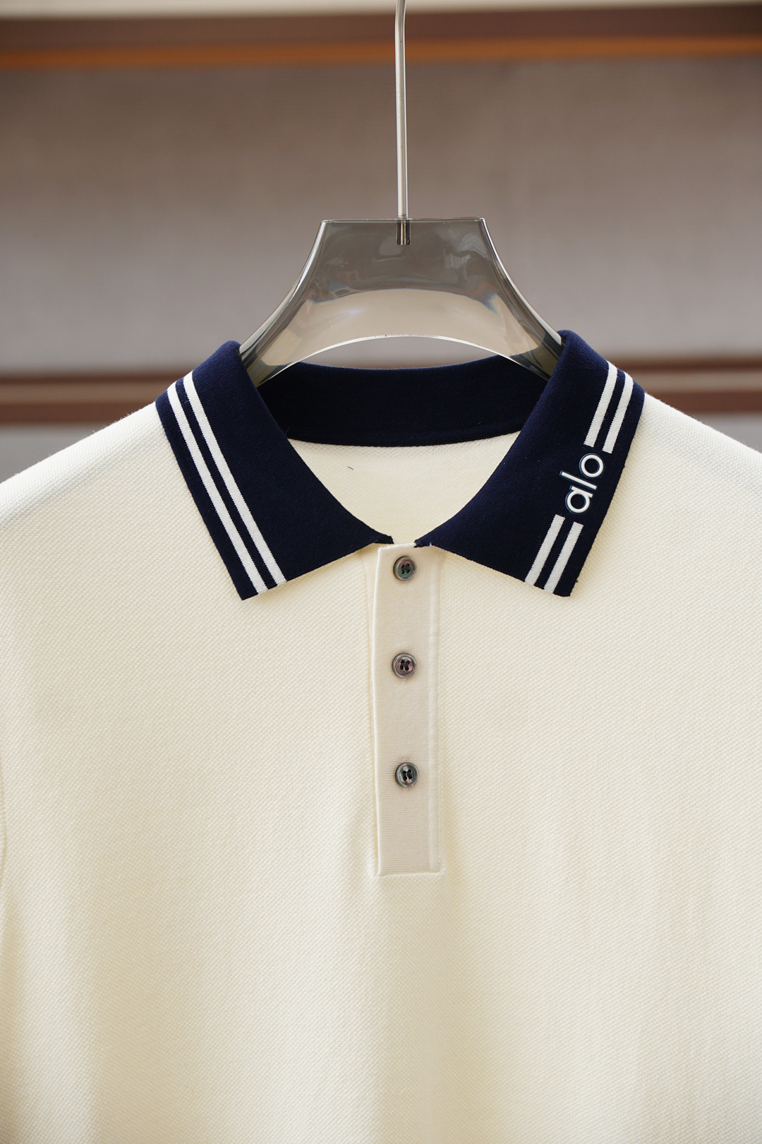 欧跑/alo-🍐2025ss秋冬专柜同款同步上新短袖醋酸天丝羊毛针织面料 一体起脚针织 高端人士必备单品