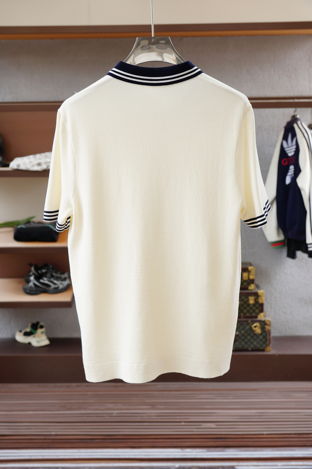 欧跑/alo-🍐2025ss秋冬专柜同款同步上新短袖醋酸天丝羊毛针织面料 一体起脚针织 高端人士必备单品