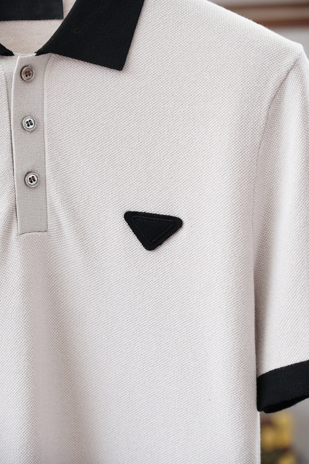 Prada普拉达/🍐2025ss秋冬专柜同款同步上新短袖醋酸天丝羊毛针织面料 一体起脚针织 高端人士必备