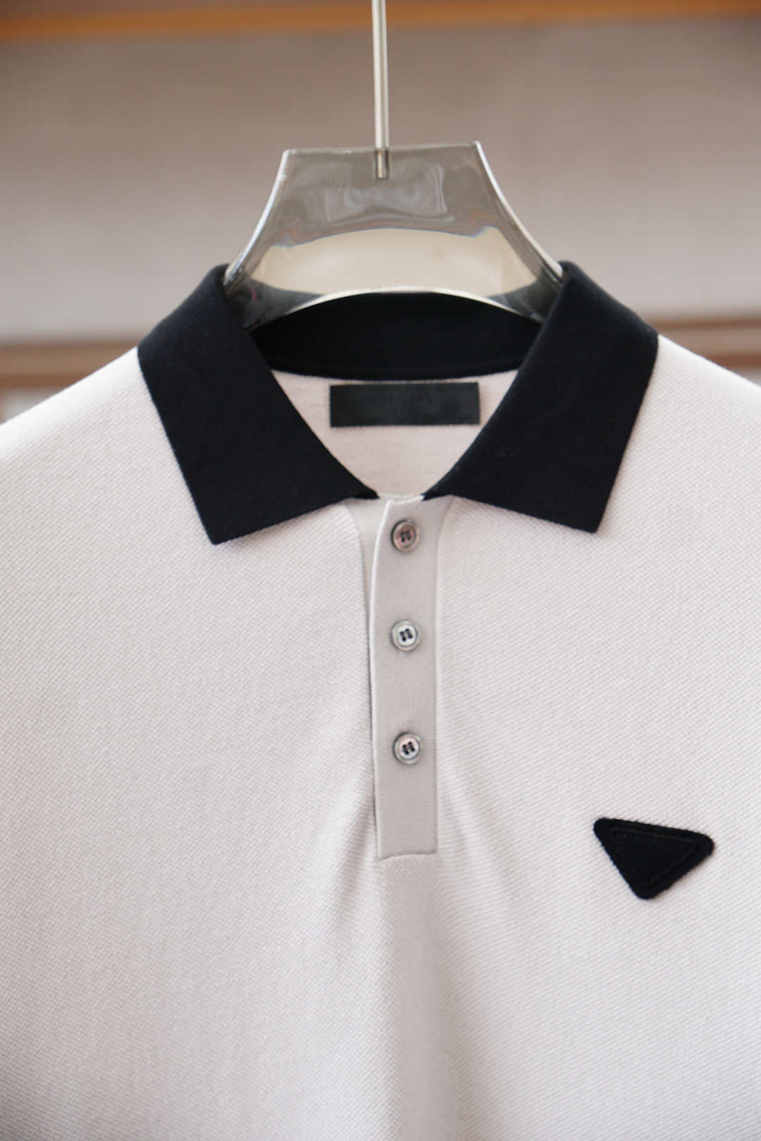 Prada普拉达/🍐2025ss秋冬专柜同款同步上新短袖醋酸天丝羊毛针织面料 一体起脚针织 高端人士必备