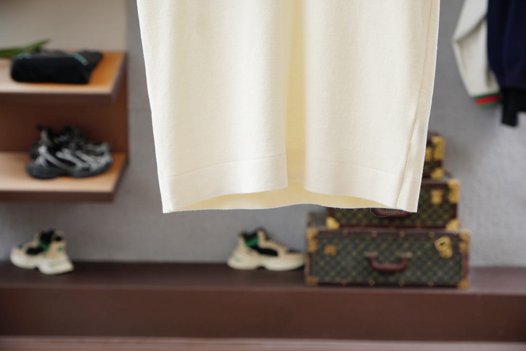 Prada普拉达-🍐2025ss秋冬专柜同款同步上新短袖醋酸天丝羊毛针织面料 一体起脚针织 高端人士必备