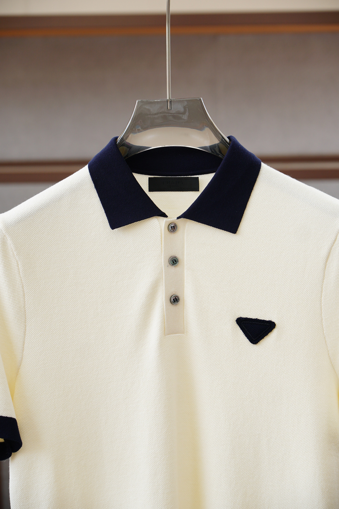 Prada普拉达-🍐2025ss秋冬专柜同款同步上新短袖醋酸天丝羊毛针织面料 一体起脚针织 高端人士必备