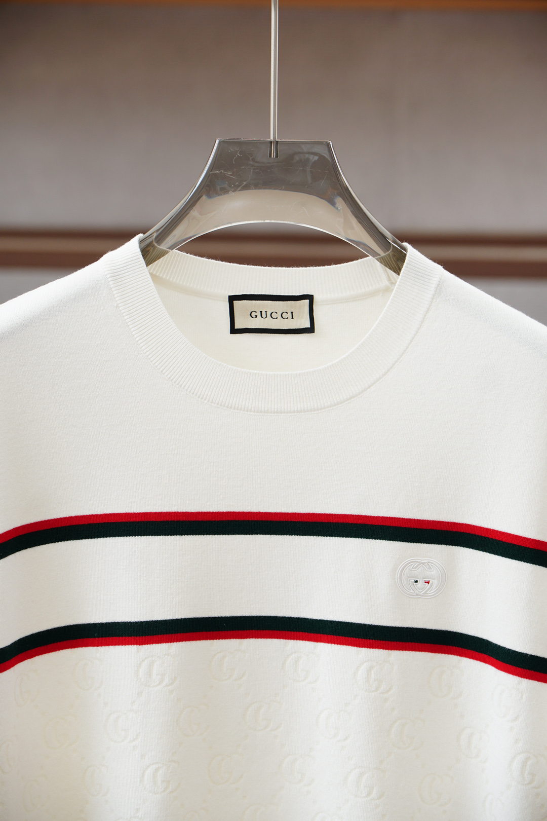 Gucci 古奇🍐2025ss秋冬专柜同款同步上新打底短袖醋酸天丝羊毛针织面料 一体起脚针织 高端人士必