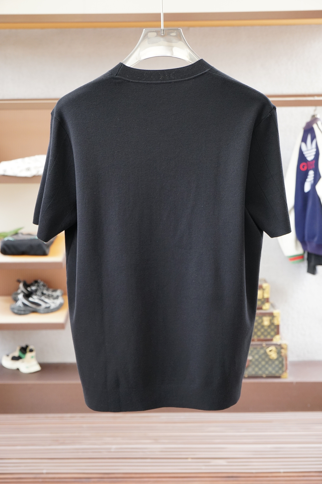 Dior 迪奥-🍐2025ss秋冬专柜同款同步上新打底短袖醋酸天丝羊毛针织面料 一体起脚针织 高端人士必