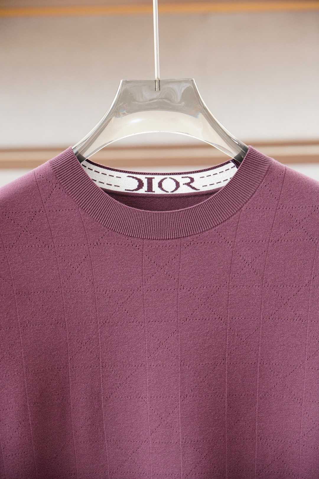 Dior 迪奥-🍐2025ss秋冬专柜同款同步上新打底短袖醋酸天丝羊毛针织面料 一体起脚针织 高端人士必