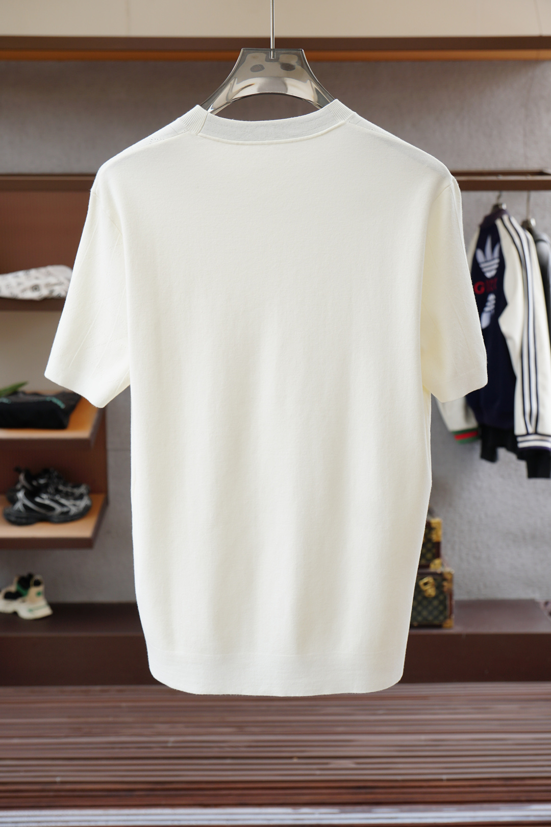 Dior 迪奥-🍐2025ss秋冬专柜同款同步上新打底短袖醋酸天丝羊毛针织面料 一体起脚针织 高端人士必