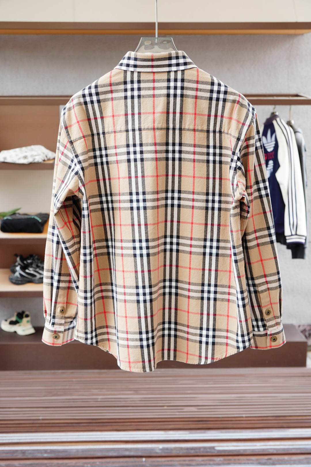 BBR 巴宝莉/2025秋冬系列上新🍎巴宝莉BBR梭织格子夹克外套 纯棉多色纱线定染，对版制作新款梭织面