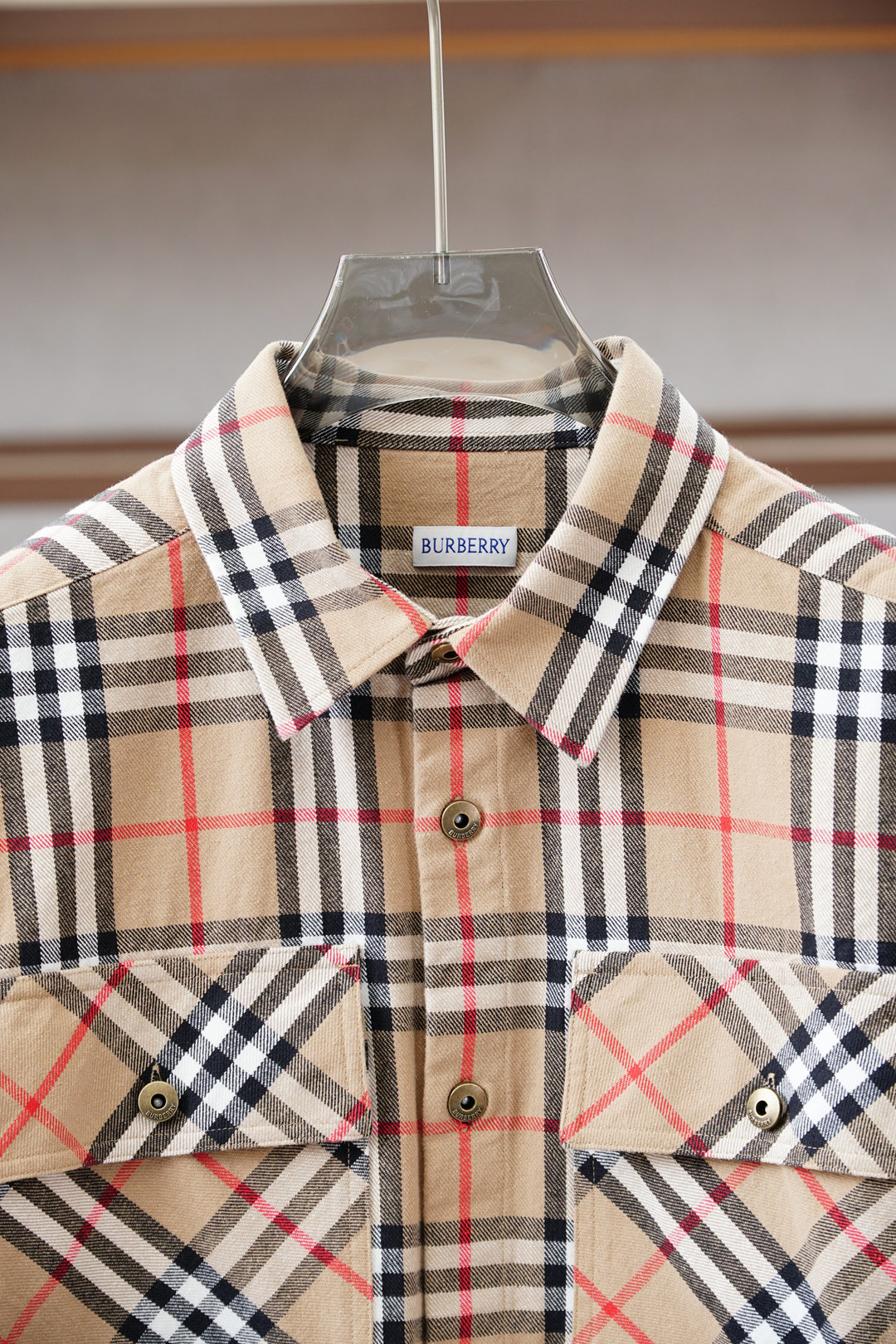 BBR 巴宝莉/2025秋冬系列上新🍎巴宝莉BBR梭织格子夹克外套 纯棉多色纱线定染，对版制作新款梭织面