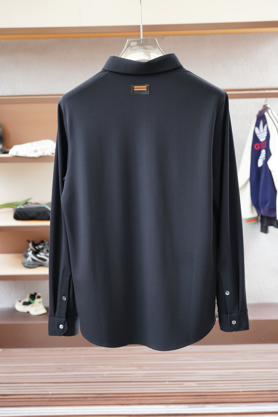 杰尼亚/🍎2025新品 专柜在售 时尚高端男装衬衣，纯白色设计干净利落整洁，董事长精英必备系列，舒适松弛