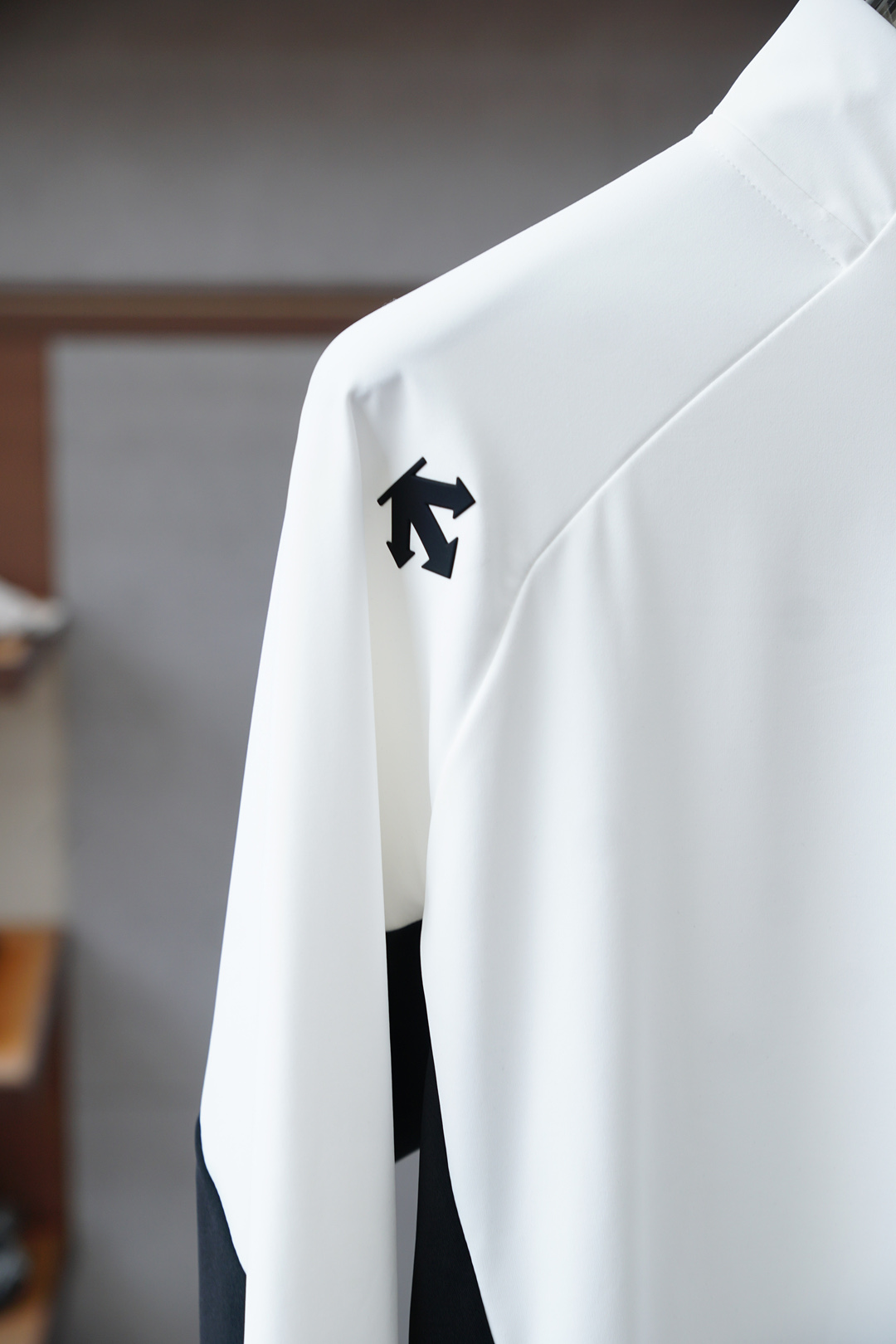 迪桑特-2025秋冬系列上新💐 长袖Polo 衬衫，奢华经典元素设计！采用舒适透气针织面料🔥属于入柜级别