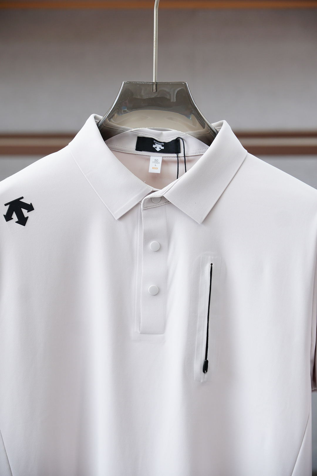 迪桑特-2025秋冬系列上新💐 长袖Polo 衬衫，奢华经典元素设计！采用舒适透气针织面料🔥属于入柜级别