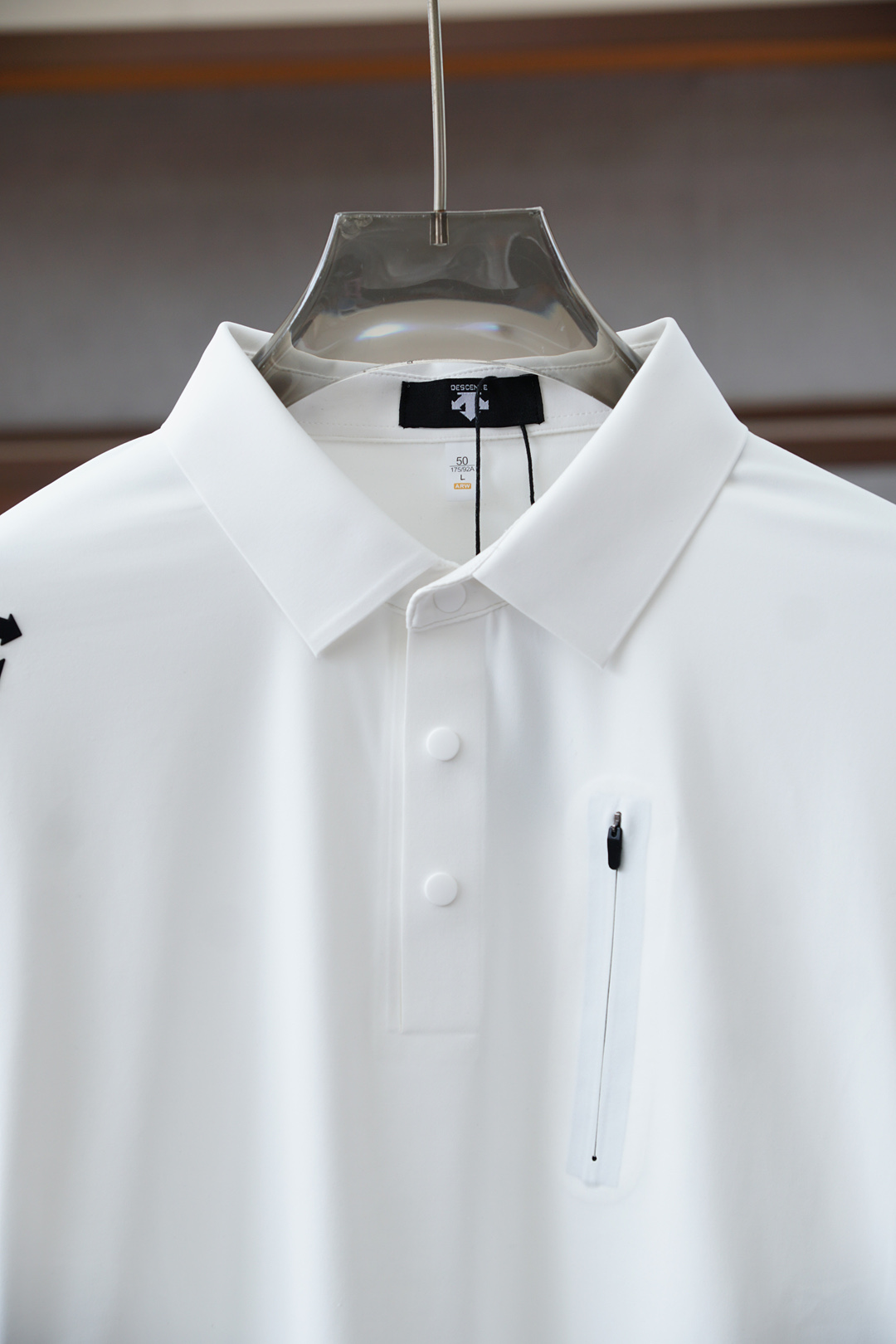 迪桑特-2025秋冬系列上新💐 长袖Polo 衬衫，奢华经典元素设计！采用舒适透气针织面料🔥属于入柜级别