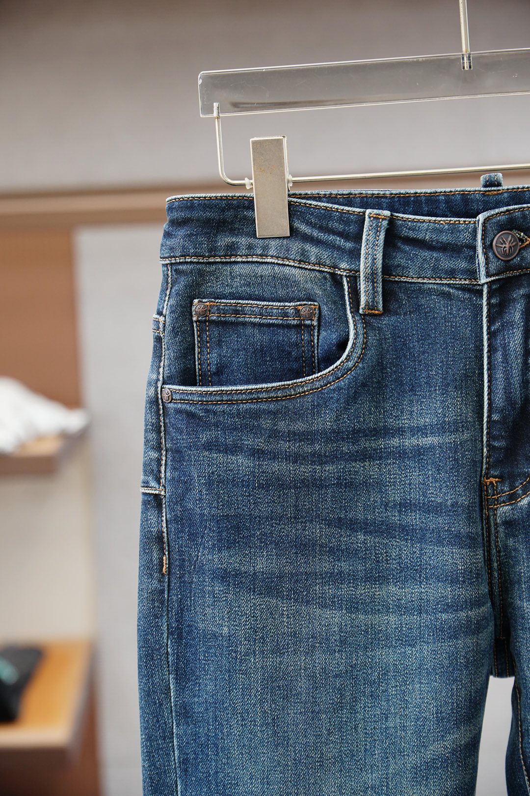 Dior迪奥/新款来袭🔥早秋新款新款休闲裤牛仔裤，高端定制系列。进口高密度纯棉加沙洗工艺舒适柔软亲肤，笔