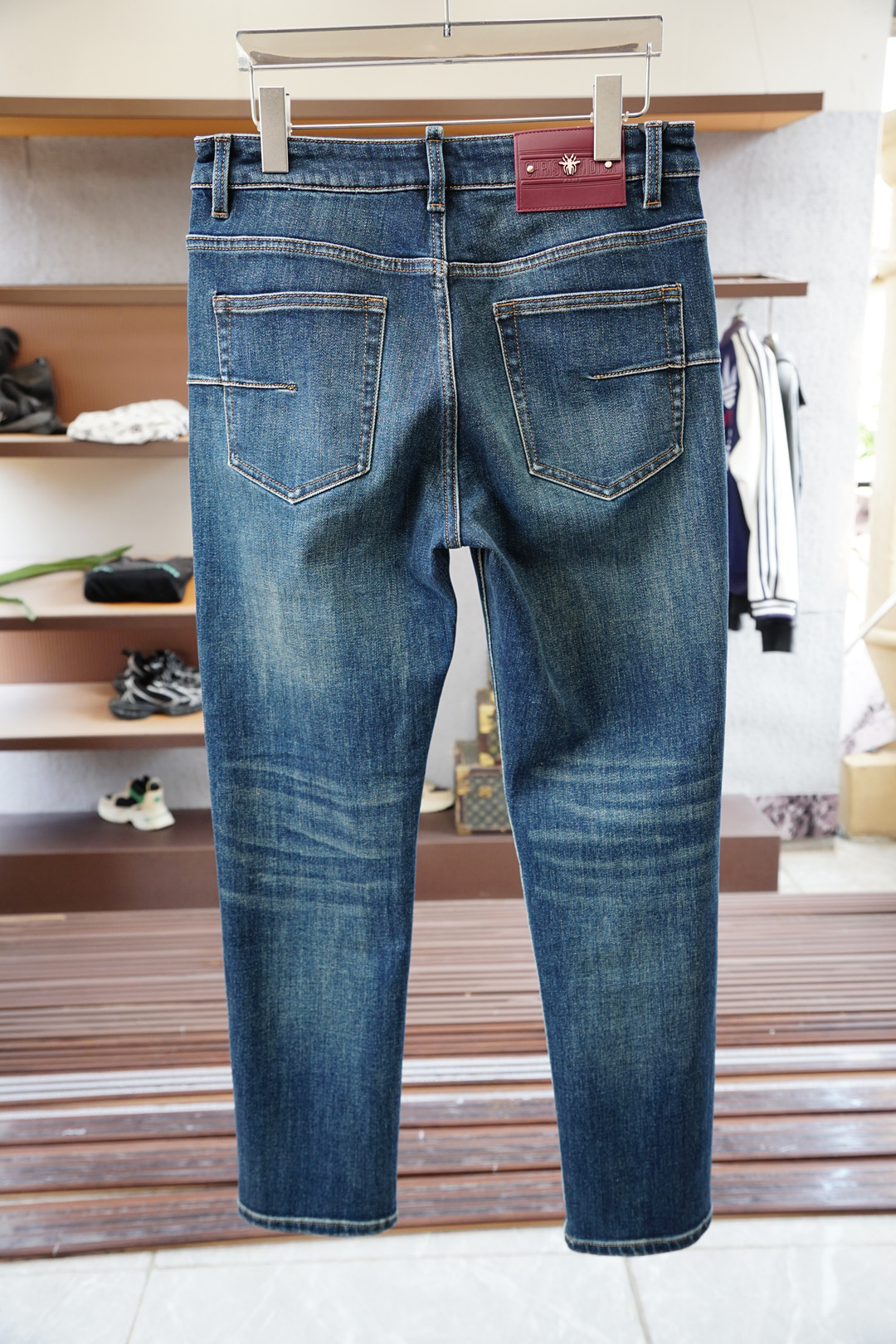 Dior迪奥/新款来袭🔥早秋新款新款休闲裤牛仔裤，高端定制系列。进口高密度纯棉加沙洗工艺舒适柔软亲肤，笔