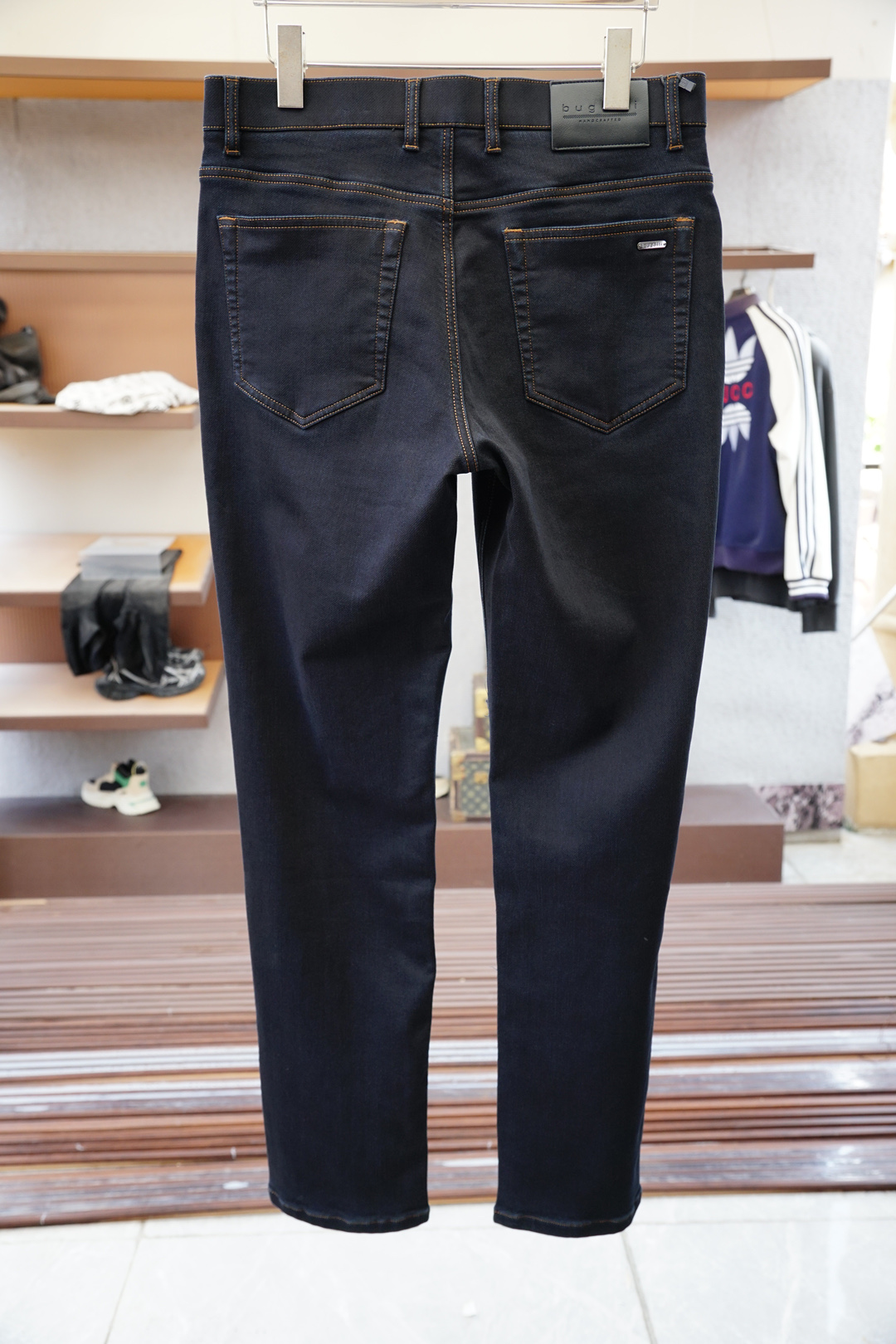 BUGATTI-新款来袭🍌2025早秋新款新款休闲裤牛仔裤，高端定制系列。进口高密度纯棉加沙洗工艺舒适柔