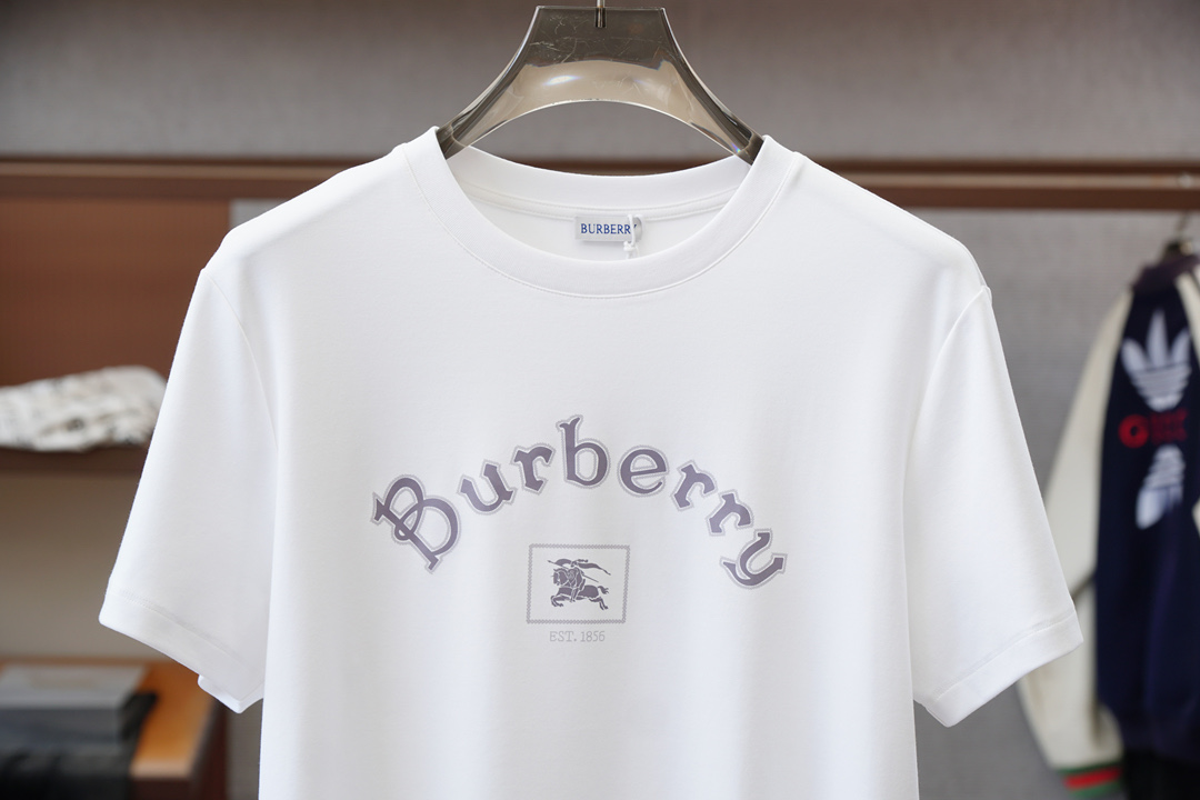 BBR巴宝莉-👾高级成衣 2025秋冬打底系列！熟男 轻熟男 最爱款式 最经典净色通勤百搭帅气的圆领短袖