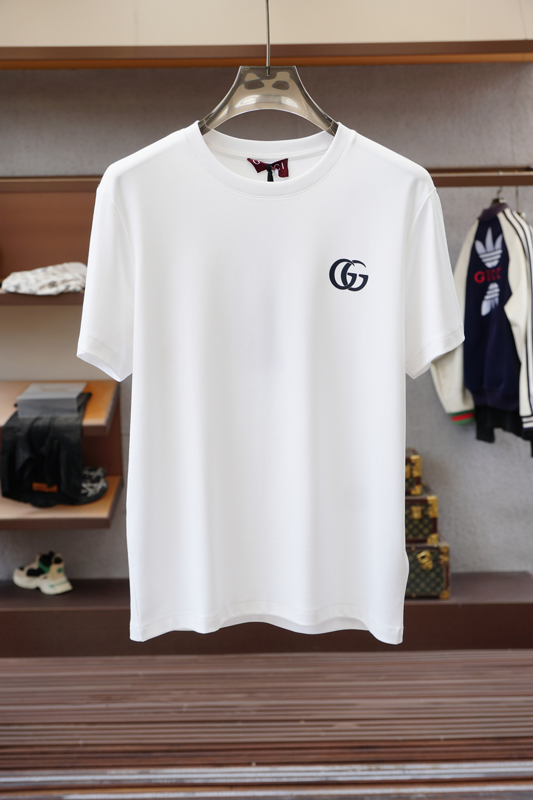 Gucci古奇/👾高级成衣 2025秋冬打底系列！熟男 轻熟男 最爱款式 最经典净色通勤百搭帅气的圆领短