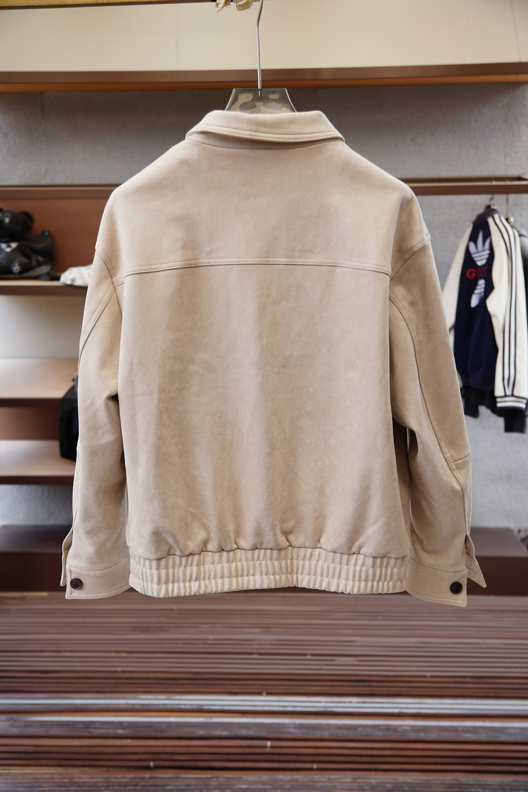 BC-2025SS早秋新款麂皮绒占领夹克🔴男士经典字母皮衣夹克外套！贸易公司渠道稀出，领先官网发售！男士