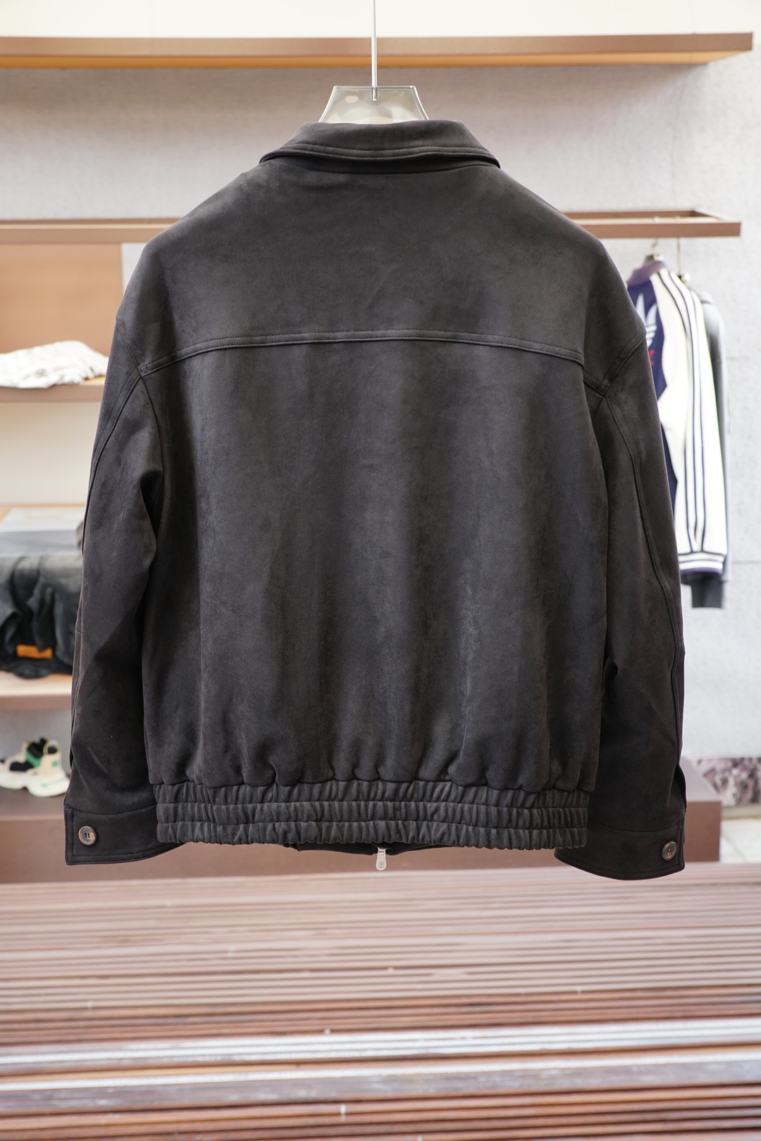 BC-2025SS早秋新款麂皮绒占领夹克🔴男士经典字母皮衣夹克外套！贸易公司渠道稀出，领先官网发售！男士