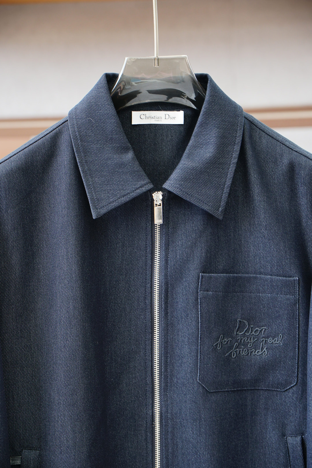 Dior迪奥/2025家族男士时装款商务休闲羊毛立领外套/贸易公司渠道货，纯血统品质，殿堂级品鉴产物！早