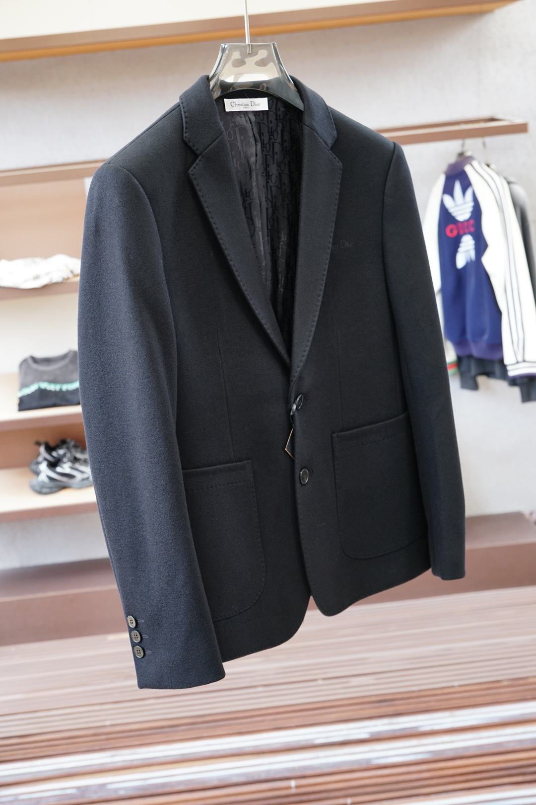 Dior迪奥-家族男士时装款商务休闲羊毛西服，贸易公司渠道货，纯血统品质，殿堂级品鉴产物！早秋秀场系列，