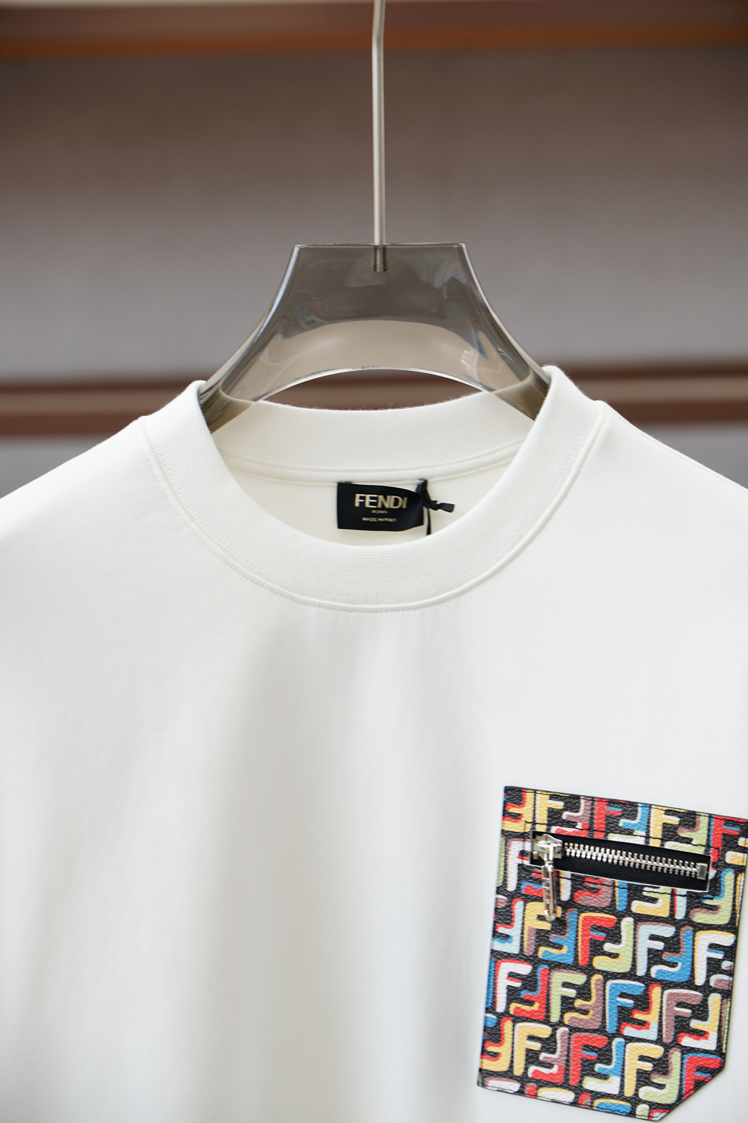 2025秋冬系列上👾Fendi芬迪-套头圆领卫衣 纯色LOGO搭配刺绣🪡大标 高端大气经典系列，经典圆领