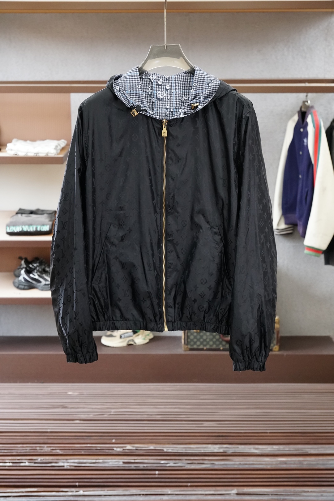 Lv-Louis vuiton2026SS 春夏经典提花外套，原版购入开发，随意对比市面任意版本！Siz