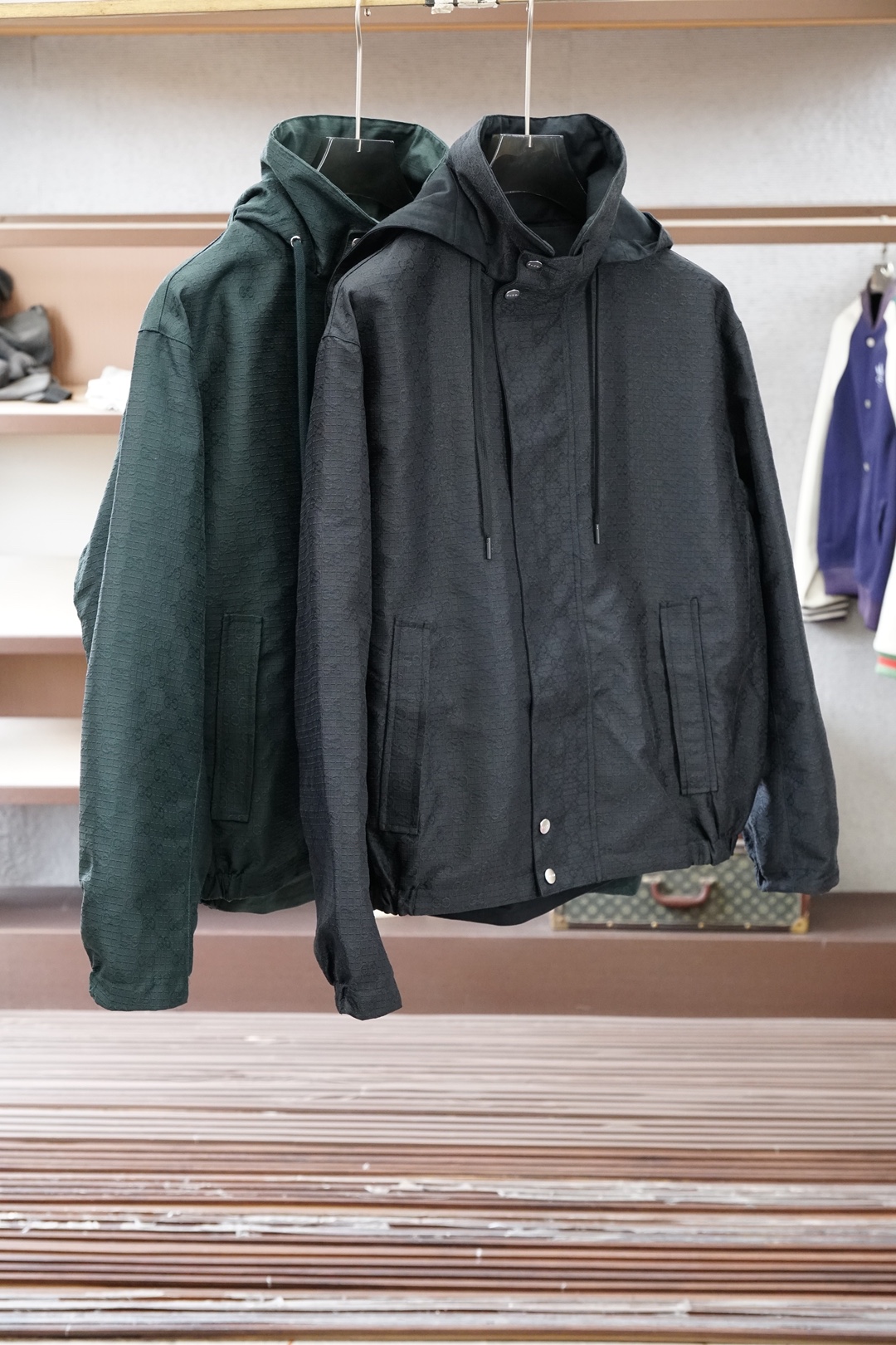 Gucci古奇/2026早春新款外套，官网1.1顶级打造，进口提花双G面料，细节面料，五金，1.1开模定