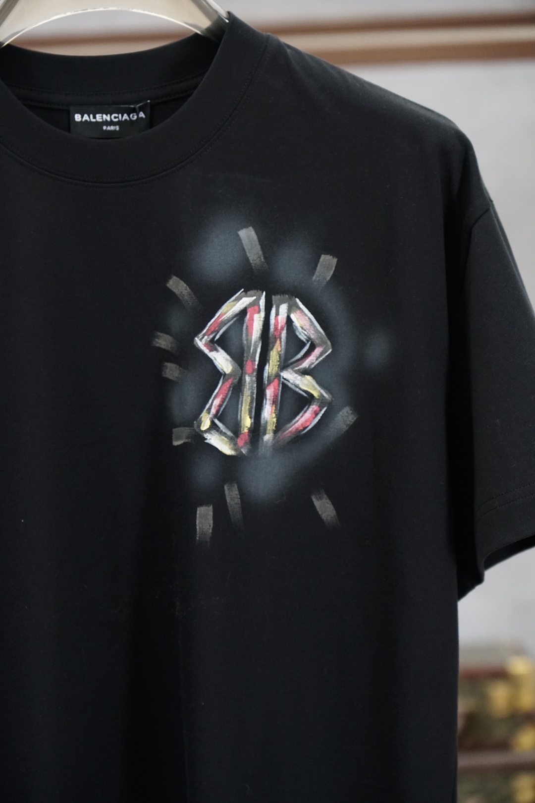 巴黎世家/2026春夏新款短袖，🦋📟🪆🌹🖖一贯的好版型 进口原版超细进口柔软丝光棉。面料柔软 弹性细腻 