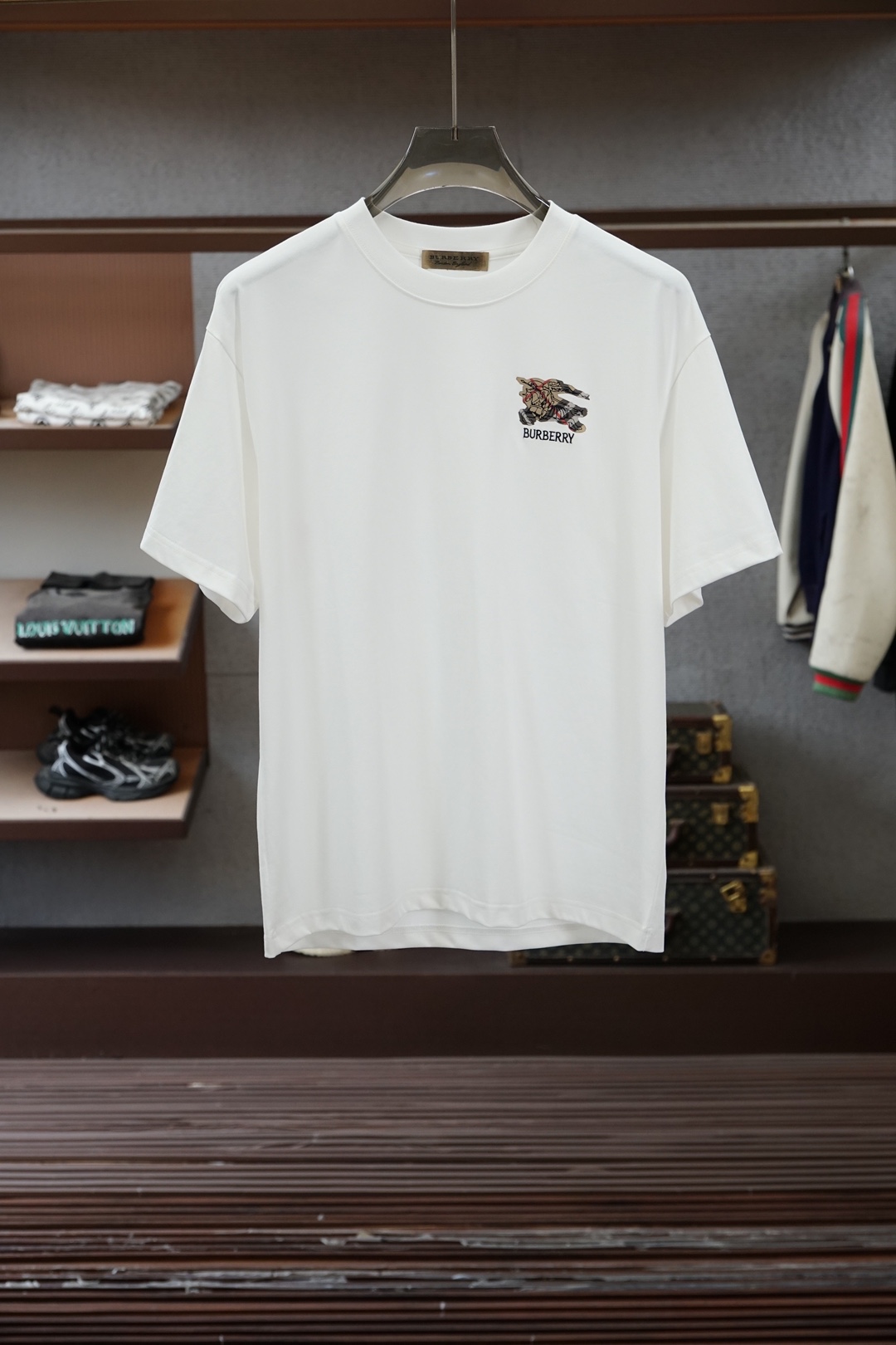 BBR巴宝莉/2026春夏新款短袖，🦋📟🪆🌹🖖一贯的好版型 进口原版超细进口柔软丝光棉。面料柔软 弹性细