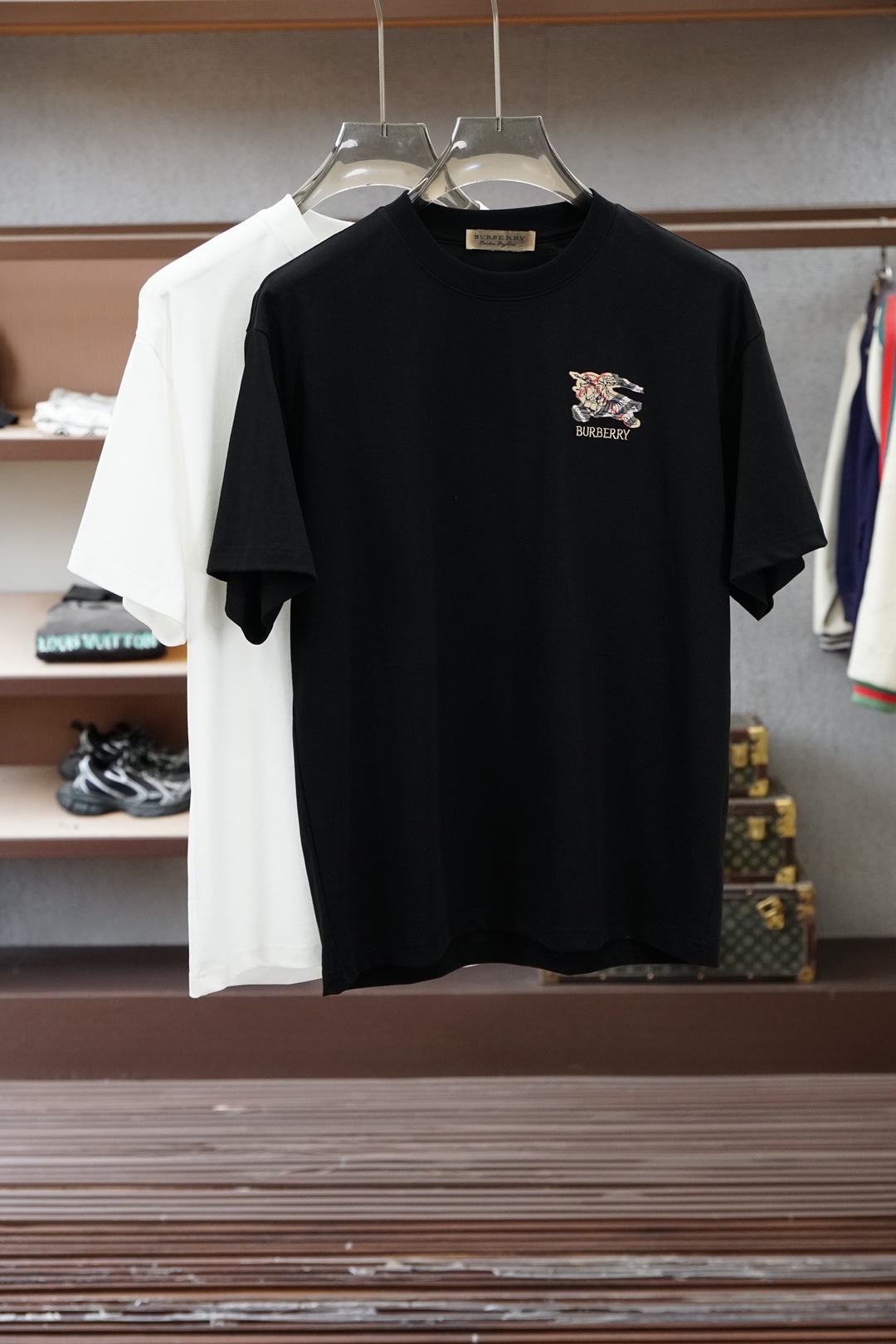 BBR巴宝莉/2026春夏新款短袖，🦋📟🪆🌹🖖一贯的好版型 进口原版超细进口柔软丝光棉。面料柔软 弹性细