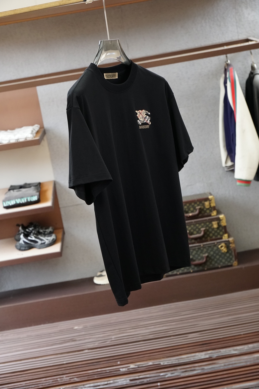 BBR巴宝莉/2026春夏新款短袖，🦋📟🪆🌹🖖一贯的好版型 进口原版超细进口柔软丝光棉。面料柔软 弹性细