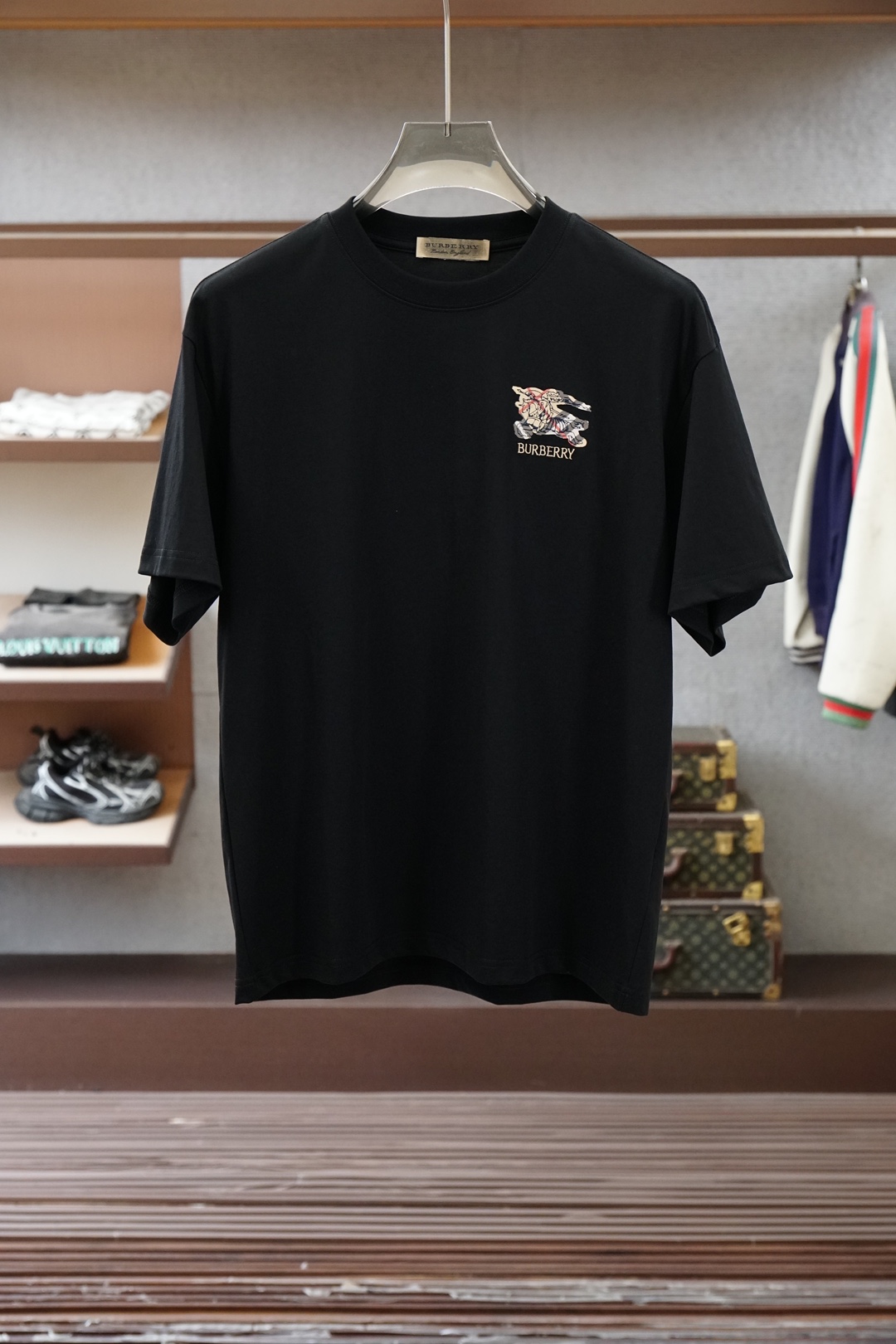 BBR巴宝莉/2026春夏新款短袖，🦋📟🪆🌹🖖一贯的好版型 进口原版超细进口柔软丝光棉。面料柔软 弹性细