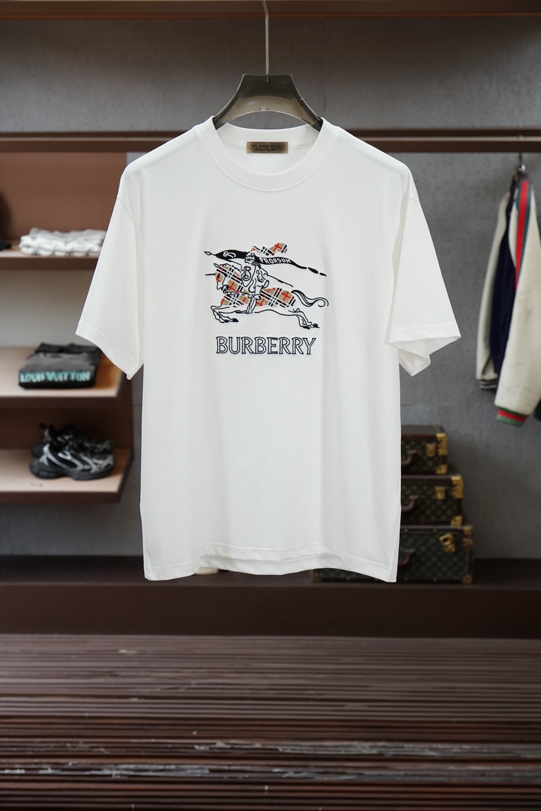 BBR巴宝莉/2026春夏高级成衣圆领短袖打底衫 🦋📟🪆🌹🖖一贯的好版型 进口原版超细进口柔软丝光棉。面